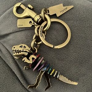 Coach Rainbow Rexy Bag Charm/Keychain